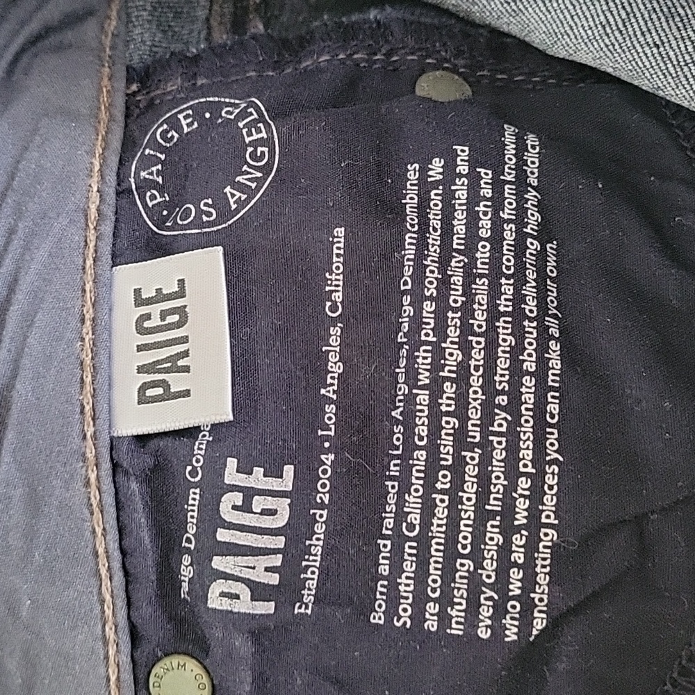 PAIGE Women's Edgemont Ultra Skinny Jeans.Size 25. Blue Jeans.